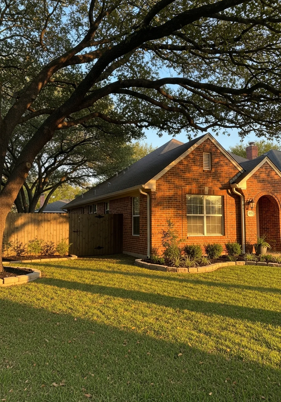 Fort Worth residential property showing traditional architecture and mature landscaping typical of established neighborhoods.